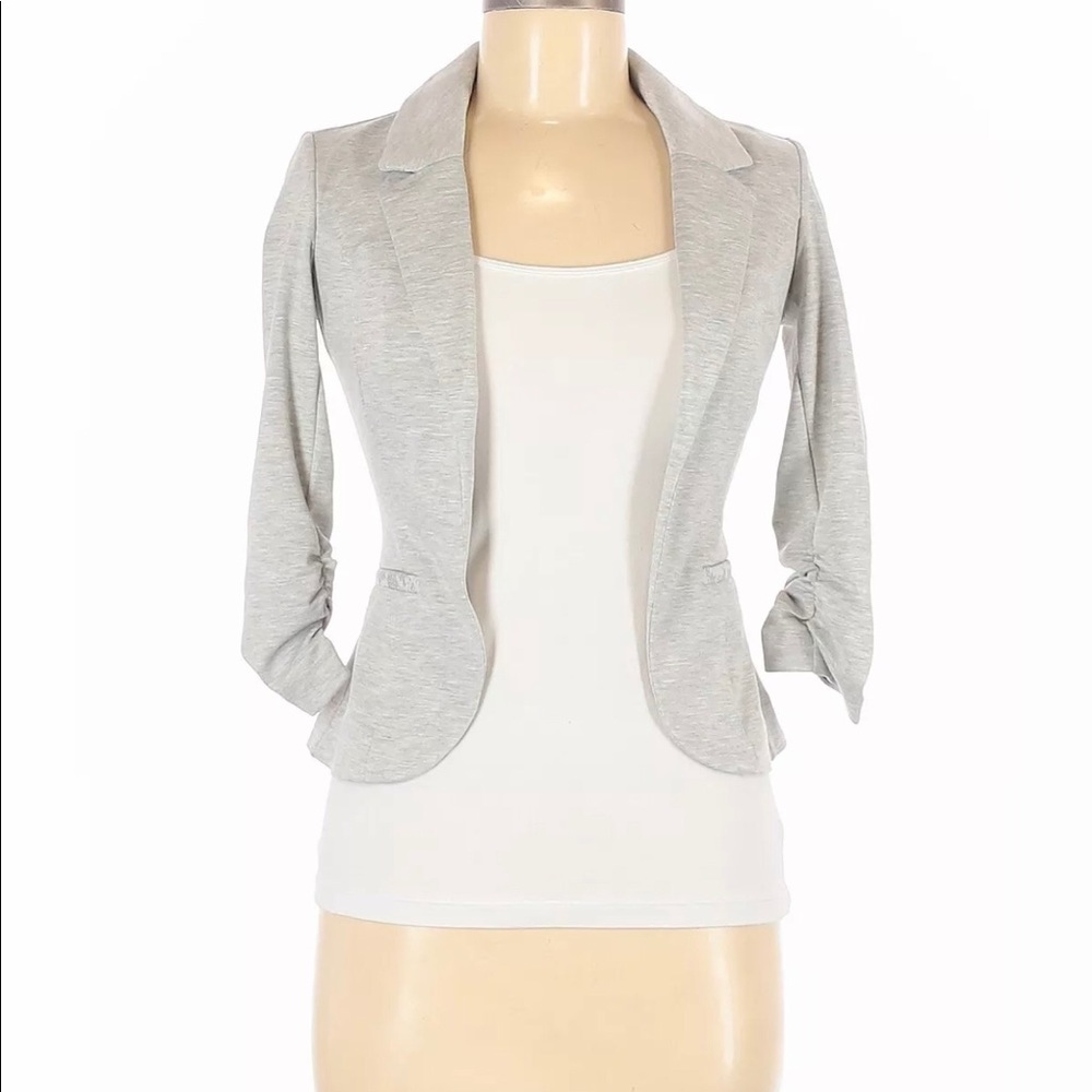 Candie's Women Gray Blazer/ Jacket L